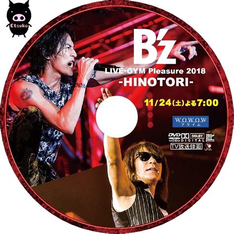 JYJラベル たまに Bz LIVE GYM Pleasure 2018 HINOTORI wowow放送