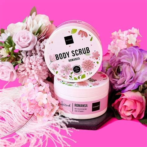 Jual Scarlett Body Scrub Romansa 250ml Shopee Indonesia