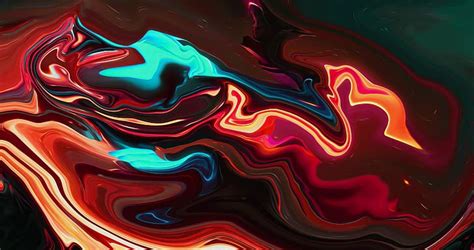 HD wallpaper: abstract, shapes, fluid, liquid, artwork, digital art, 8 ...