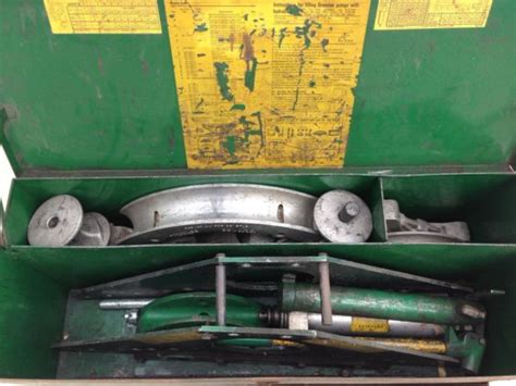 Greenlee No 883 Hydraulic Bender Set In Aiken Sc Usa