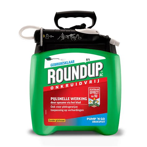 Roundup AC Snel Onkruidvrij Kant En Klaar Spray 5 Liter