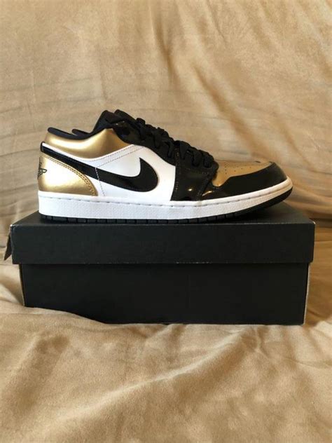 Nike Jordan 1 Low Gold Toe Kixify Marketplace