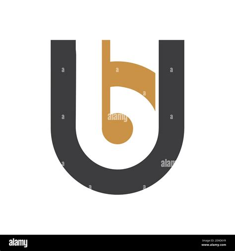 Modèle De Dessin Vectoriel De La Lettre Initiale Du Logo Ub Ou Du Logo