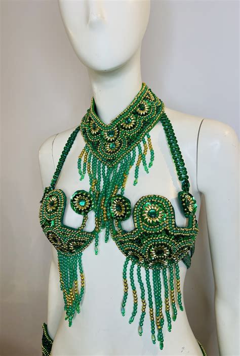 Bikini Samba Cabaret Vert Atelier Louise Costume