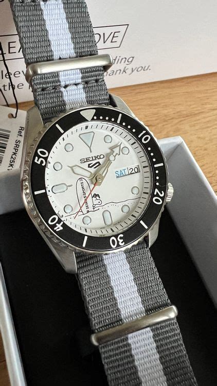 Seiko 5 Sports Peanuts ‘surfboard Snoopy Limited Edition Kaufen Auf Ricardo