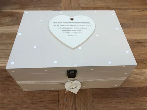 Personalised Very Large Memory Box In Memory Of Mum Etsy