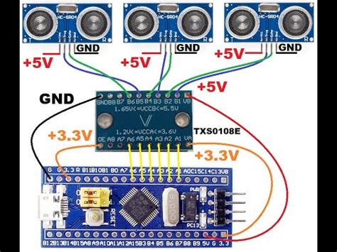 STM32 Tutorial Use Multiple Ultrasonic Sensors HC SR04 YouTube