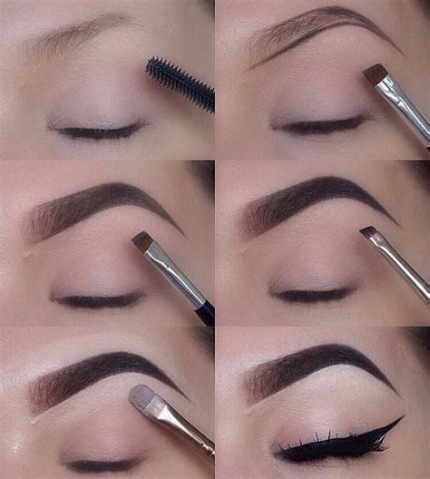 Easy Step By Step Eyebrows Tutorial Easy Eye Makeup Tutorial