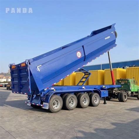 80 Ton Tipper Dump Truck Semi Trailer Panda Mech