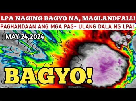 Bagyong Pre Agaton Maglandfall May Pagasa Weather Update Youtube