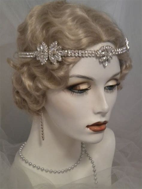 S Bridal Headpiece Crystal Headpiece Art Deco Headband Etsy