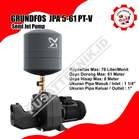 Jual Grundfos Mesin Pompa Air Jpd 5 61 Jd Basic 5 Jet Pump 50 Meter