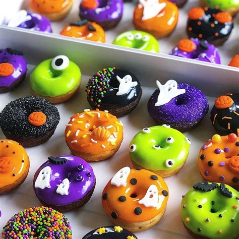 Halloween Donuts Recetas Dulces Para Halloween Pasteles De Donas