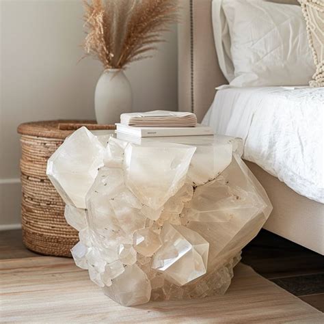 Crystal Glow Nightstand - Mesmerizing Bedroom Decor