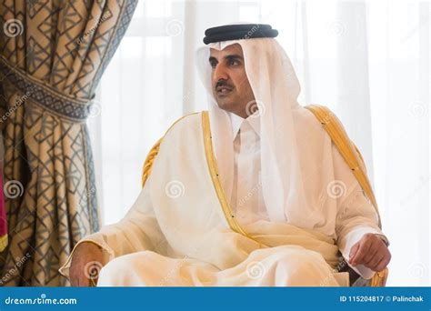 Qatar Sheikh Tamim Bin Hamad Al Thani Editorial Photography Image Of