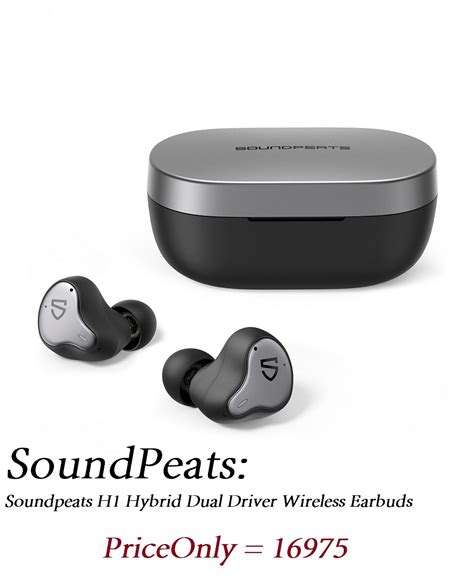 Soundpeats H Hybrid Dual Driver Wireless Earbuds Price In Pakistan