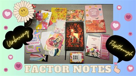 Factor Notes 2024 Happy Hamper Unboxing Planner Flipthrough By