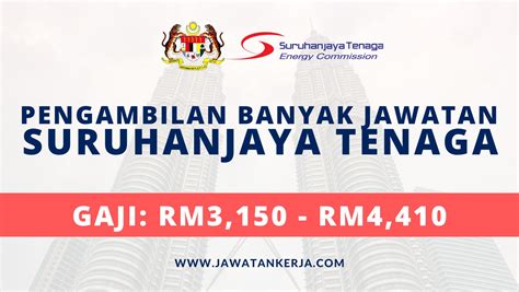 Pengambilan Banyak Jawatan Di Suruhanjaya Tenaga Sesi September 2022