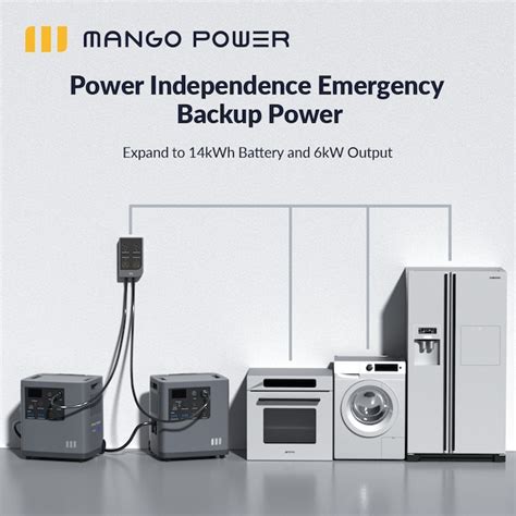 Mango Power E Series 6000 Watts Portable Power Station Mpb01us1n005 At