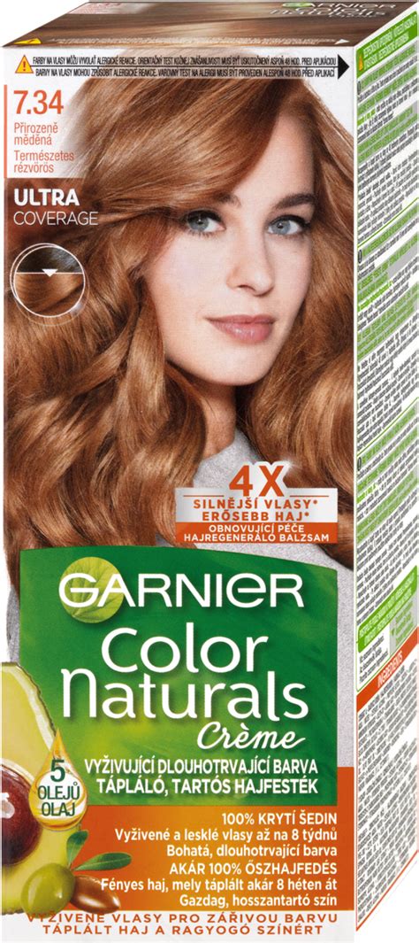 Color Naturals Farba na vlasy 7 34 prirodzene medená 1 ks mojadm sk