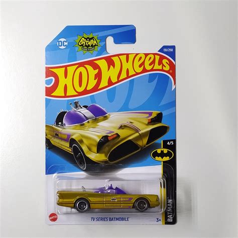 Hot Wheels TV Series Batmobile Batman Dourado Shopee Brasil