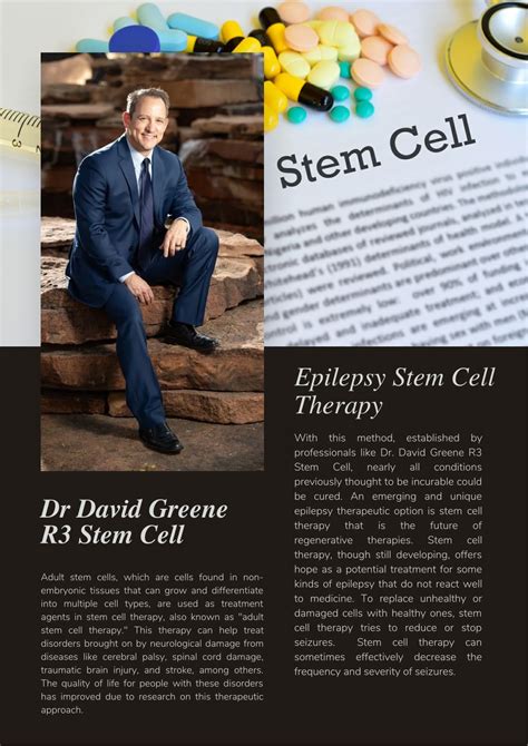 Ppt Epilepsy Stem Cell Therapy Dr David Greene R3 Stem Cells