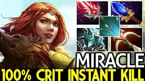 Miracle Windranger Crit Instant Kill Crazy Power Focus Fire Dota