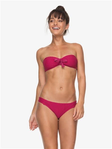 Surf Memory Bandeau Bikini Set For Women Roxy