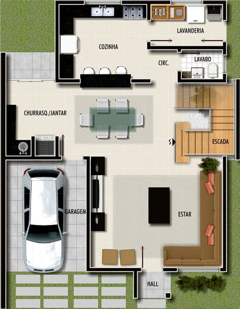 Plantas De Casas Modernas - Plantas de Casas Modernas - Dicas e Modelos