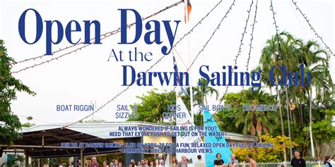 darwin sailing club open day city  darwin darwin council