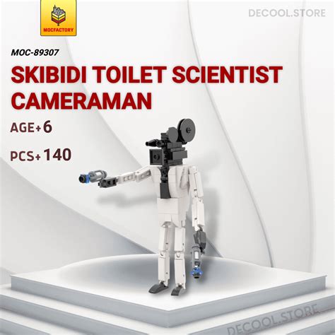 Skibidi Toilet Scientist Cameraman MOC Factory 89307 Official Store ...