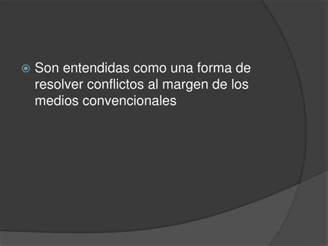 Ppt Alternativas De Resolución De Conflictos Powerpoint Presentation