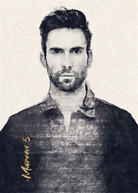 Maroon 5 Poster Picture Metal Print Paint By Aciel Eden Displate