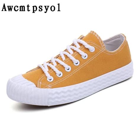 2018 Women Vulcanize Shoes Lace Up Breathable Trainers Women Casual