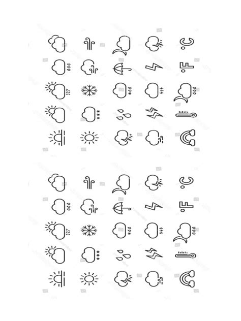 Weather Symbols | PDF