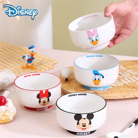 Disney plato de cerámica creativo para el hogar vajilla Kawaii de