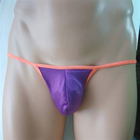 K Colored Sexy Mens Tanga String Bikini Bulge Pouch Swim Bikini Ebay