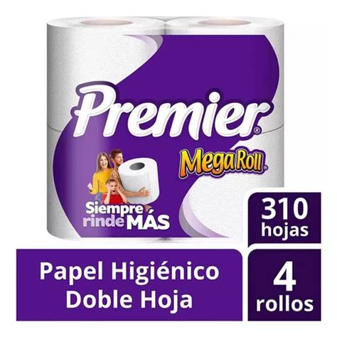 Premier Papel Higiénico Mega Roll Doble Hoja