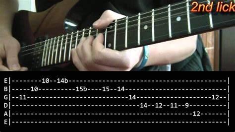 Comfortably Numb Guitar Solo Lesson 1 2 Pink Floyd With Tabs YouTube