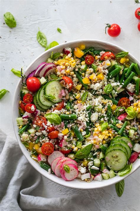 summer grain salad easy meal great  lunches