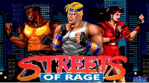 O MELHOR JOGO DE BRIGAS DE RUA STREETS OF RAGE SEGA GENESIS