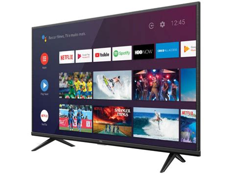 Smart TV 50” UHD 4K LED TCL 50P615 VA 60Hz Android Wi-Fi Bluetooth HDR ...