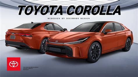 ALL NEW TOYOTA COROLLA 2024 2025 REDESIGN Digimods DESIGN YouTube