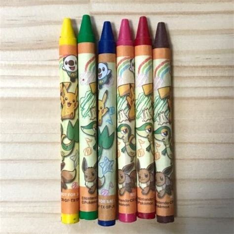 Pokemon Crayons From Dennys [second Hand Used] From Japan [k 165] Ebay