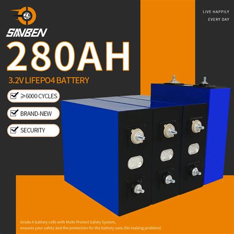 NEUE 280Ah Lifepo4 Akku 3 2 V Lithium Eisen Phosphat Prismatische Solar