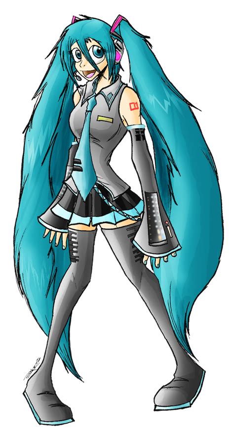 Commissionhatsune Miku By Cyberpunk Cyborg2000 On Deviantart