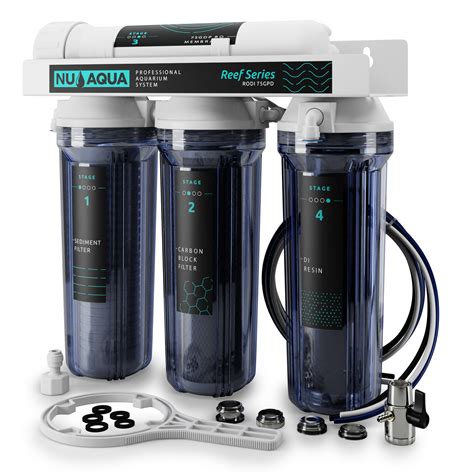 Nu Aqua Reef Series 4 Stage 75gpd Rodi Reverse Osmosis System