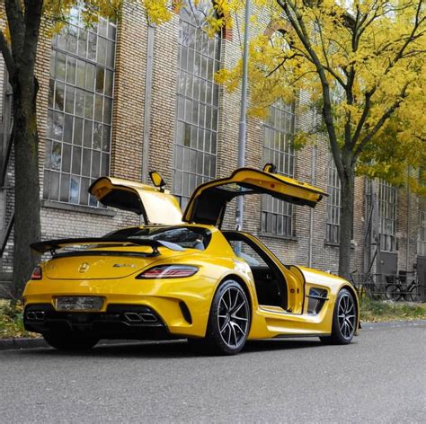 Mercedes Sls Amg Black Series Yellow