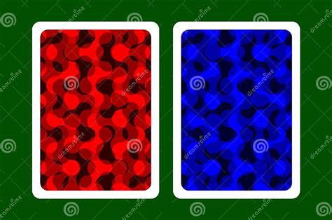 Playing Card Back Stock Vector Illustration Of Detail 107905537