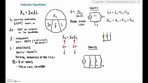 Inductive Reactance And Capacitance